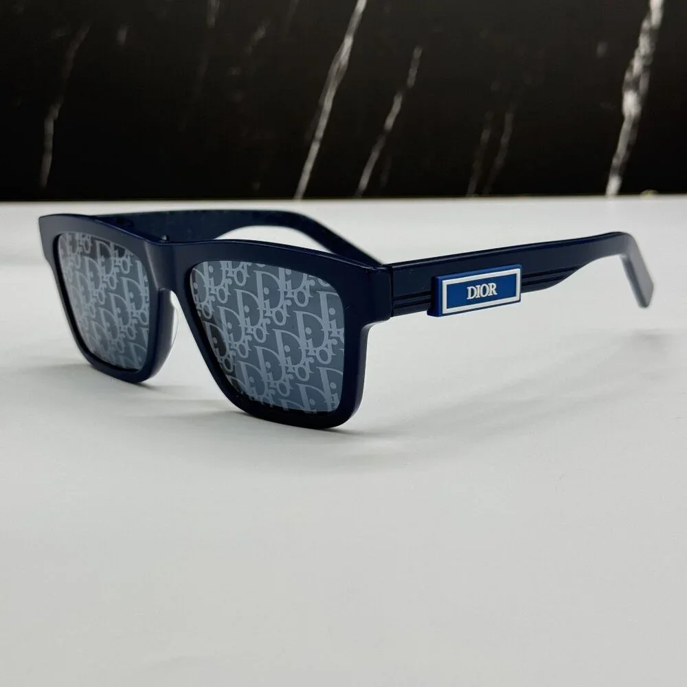 NEW DIOR SUNGLASSES BLUE MEN EYEWEAR DIOR DIORB23 S4I 30B8